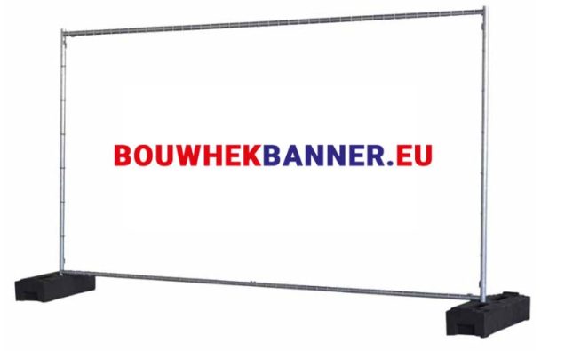 bouwhekbanner inzetten